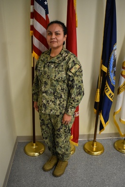 Sailor from Peru serves with U.S. Naval Medical Readiness Logistics Command