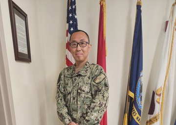 Sailor from China serves with U.S. Naval Medical Readiness Logistics Command