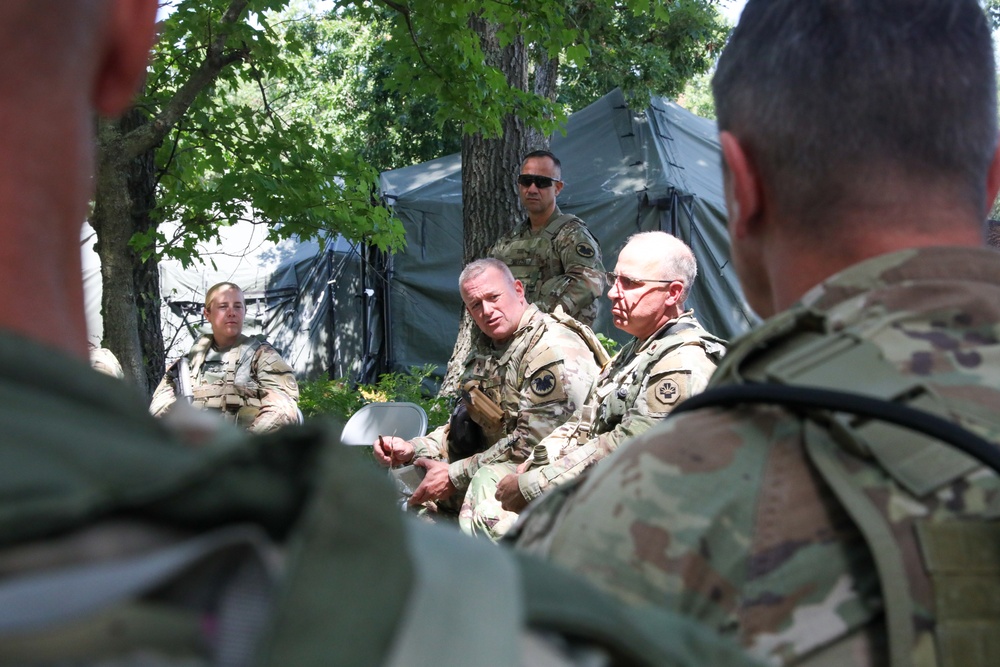 New Chief of Army Reserve visits troops CSTX 86-24-02, Global Medic at Fort McCoy