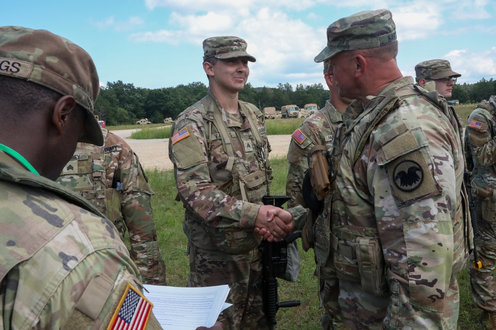 New Chief of Army Reserve visits troops CSTX 86-24-02, Global Medic at Fort McCoy