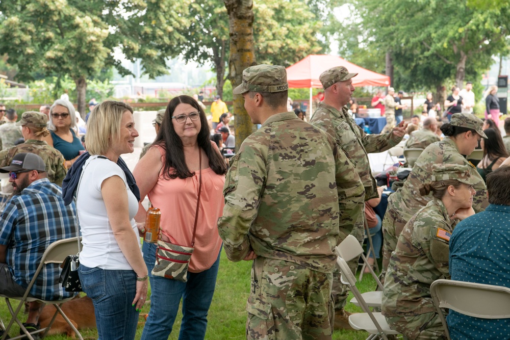 Mobilization Ceremony for the 2nd Battalion, 218th Field Artillery Regiment