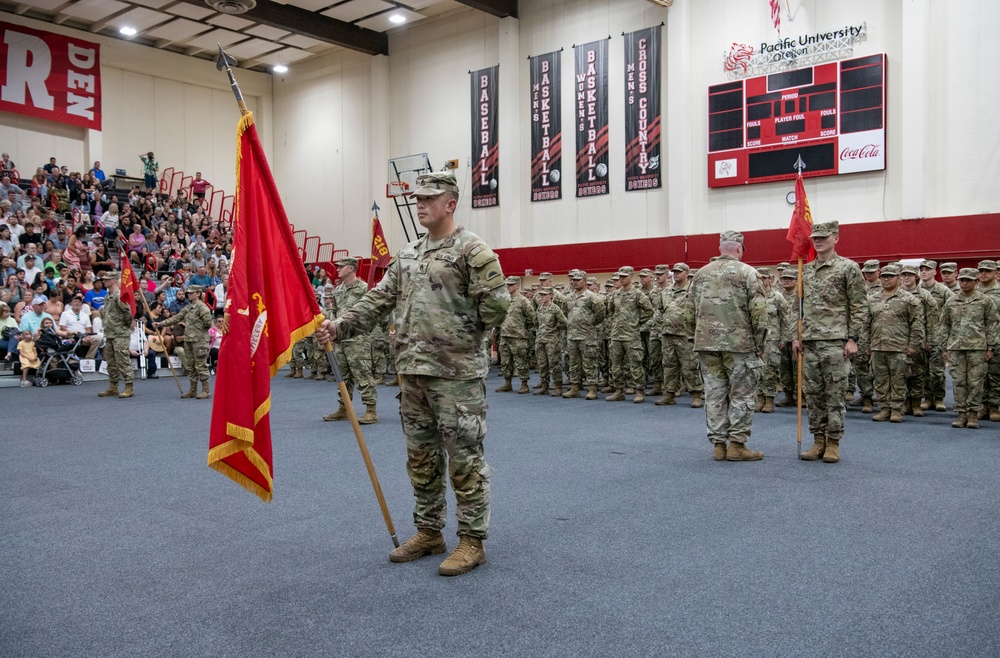 Mobilization Ceremony for the 2nd Battalion, 218th Field Artillery Regiment