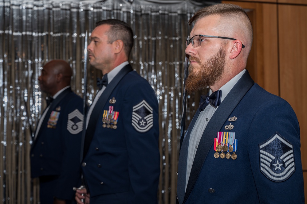 Team Tyndall welcomes new SNCOs during an induction ceremony