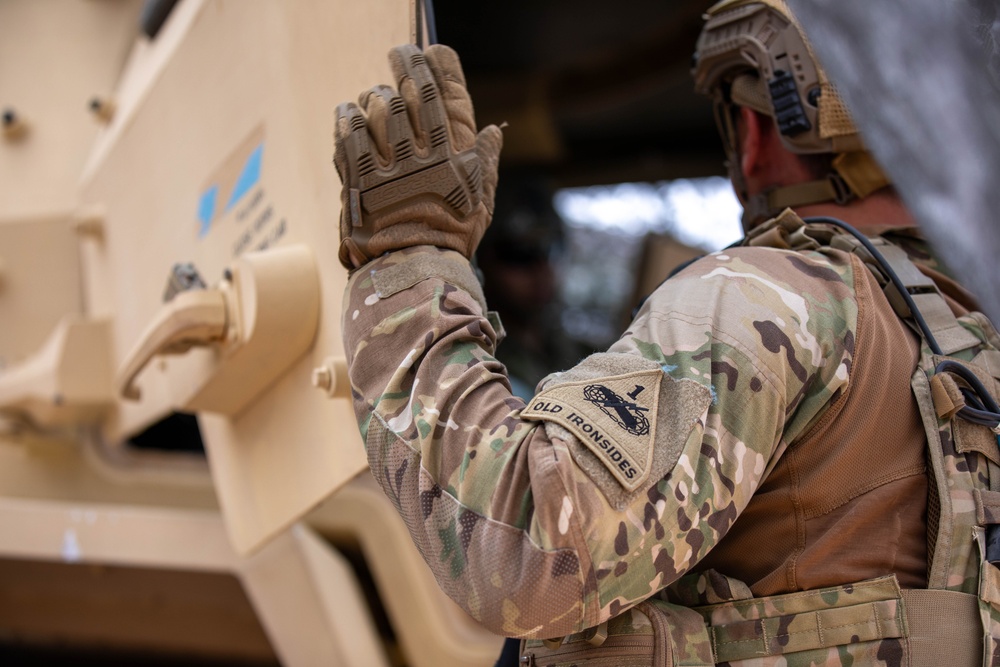 1st Armored Division conducts a Command Post Exercise in preparation for Warfighter exercise