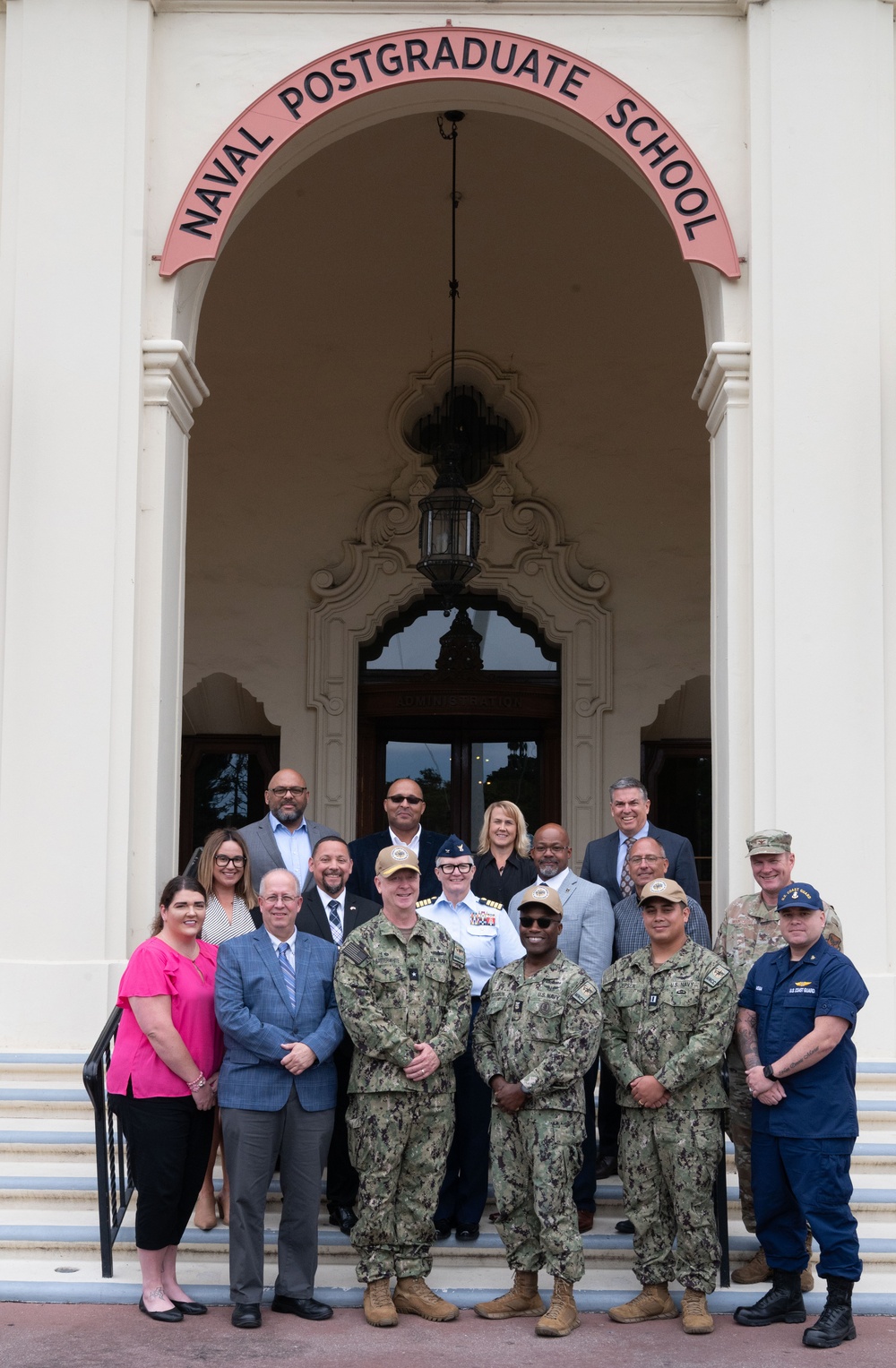 My Navy Career Center leaders hold discussions at the Naval Postgraduate School