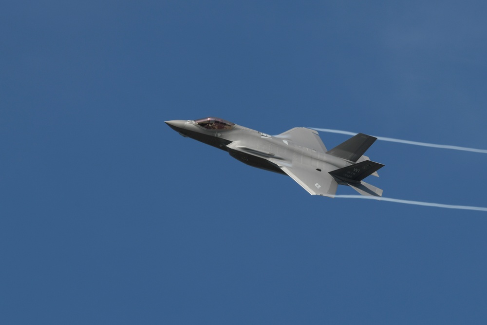F-35’s historic first arrival at the Alpena Combat Readiness Training Center