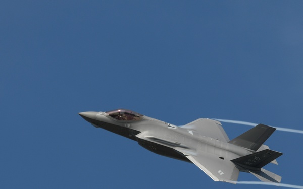F-35’s historic first arrival at the Alpena Combat Readiness Training Center