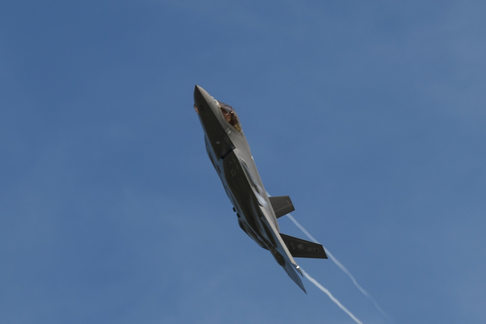 F-35’s historic first arrival at the Alpena Combat Readiness Training Center