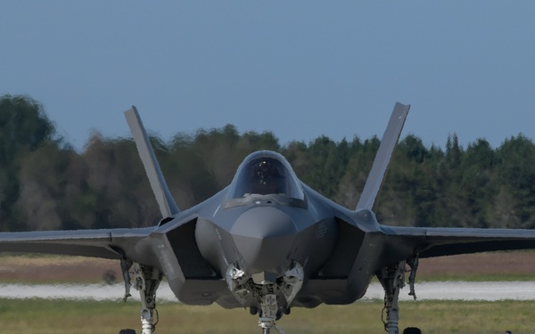 F-35’s historic first arrival at the Alpena Combat Readiness Training Center