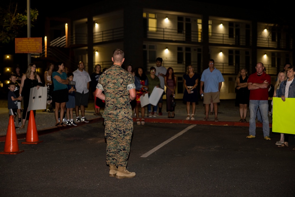 LAR Co., BLT 1/5 Marines return home
