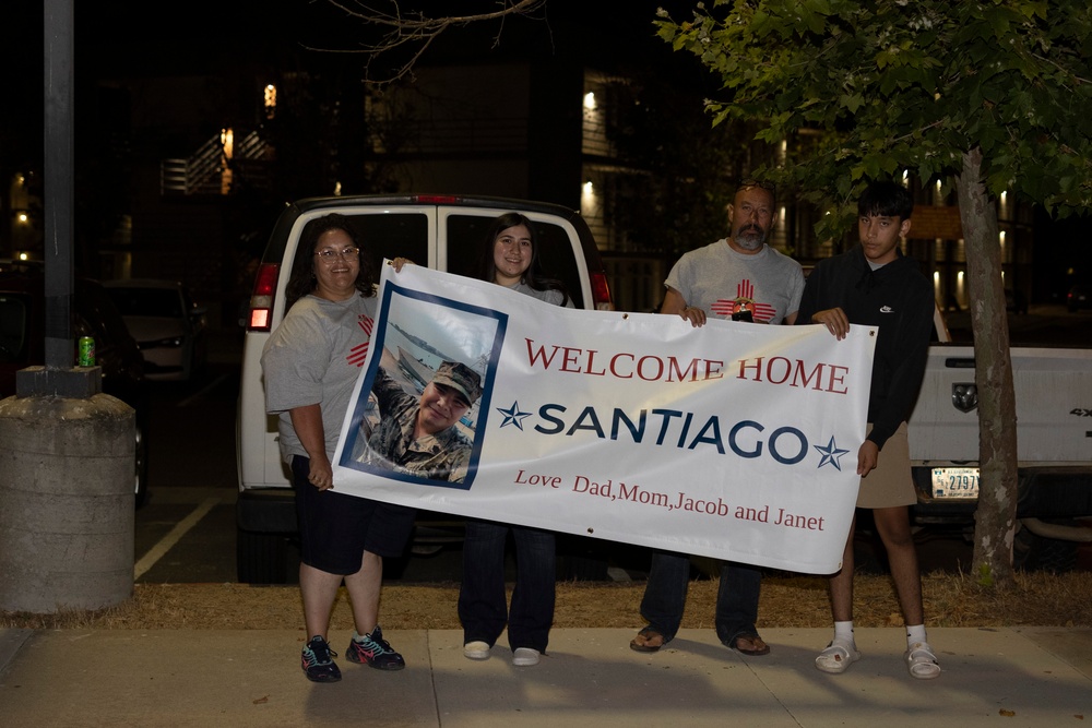 LAR Co., BLT 1/5 Marines return home