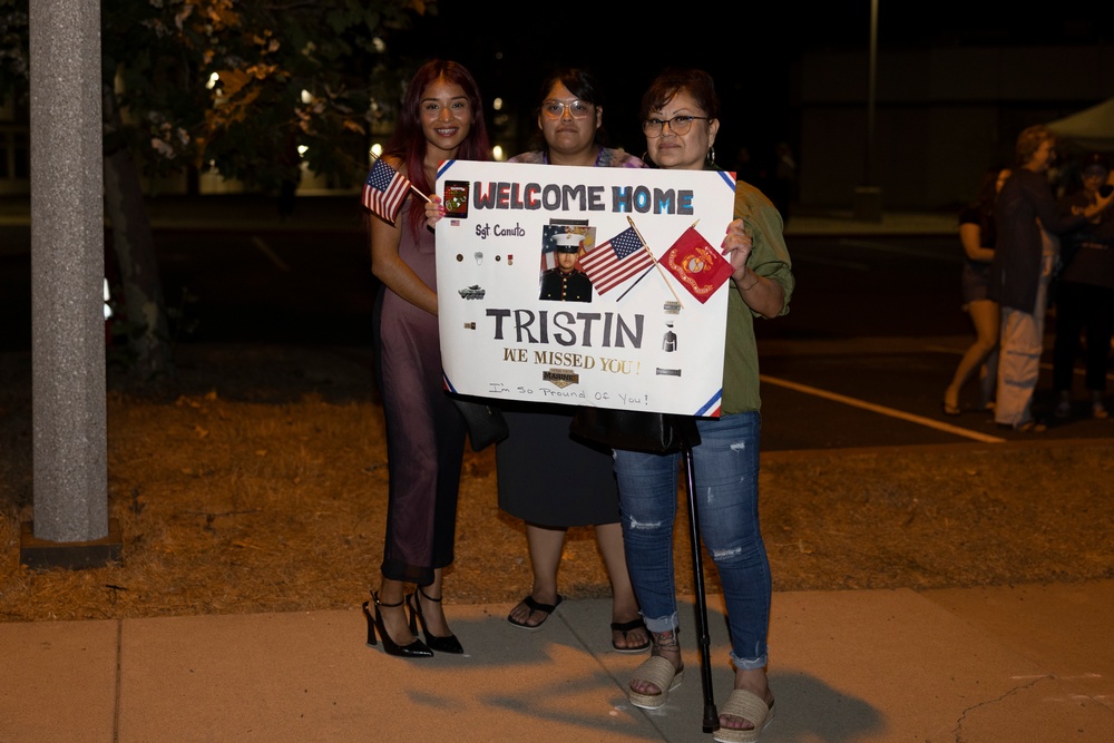 LAR Co., BLT 1/5 Marines return home