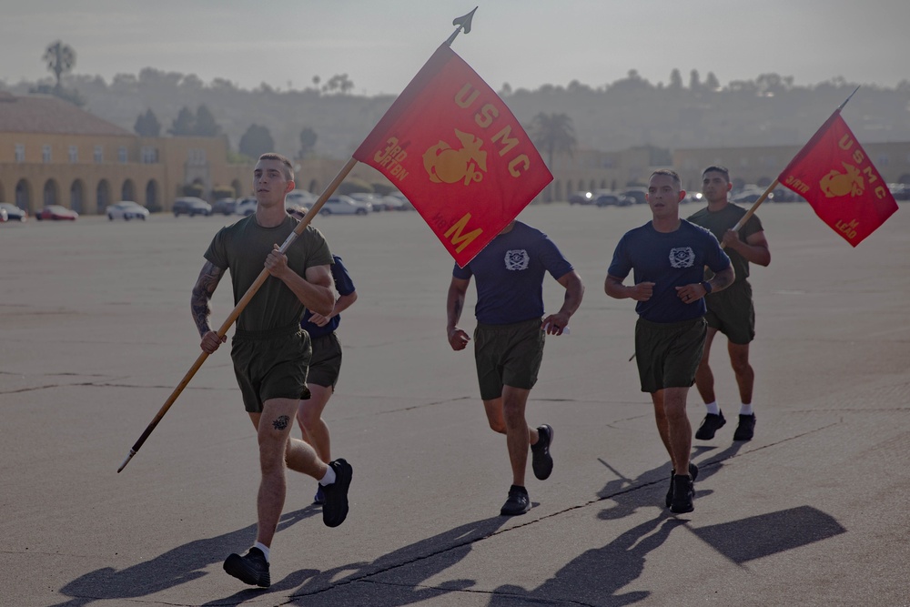 MCRD San Diego Mike Company Moto Run