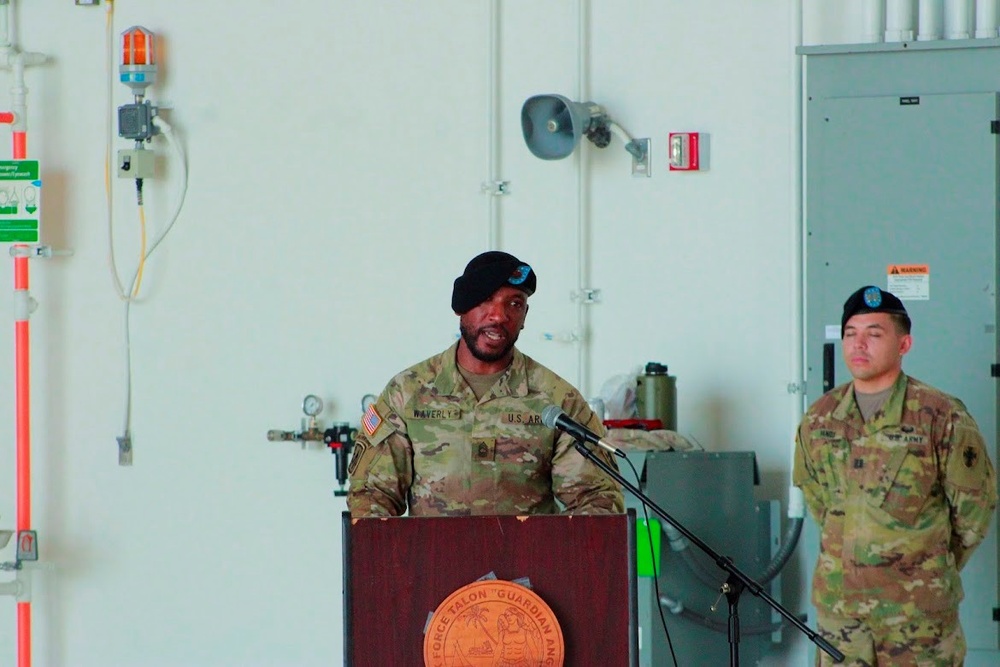 Change of Responsibility Ceremony Ushers in New Senior Enlisted Leader for Task Force Talon