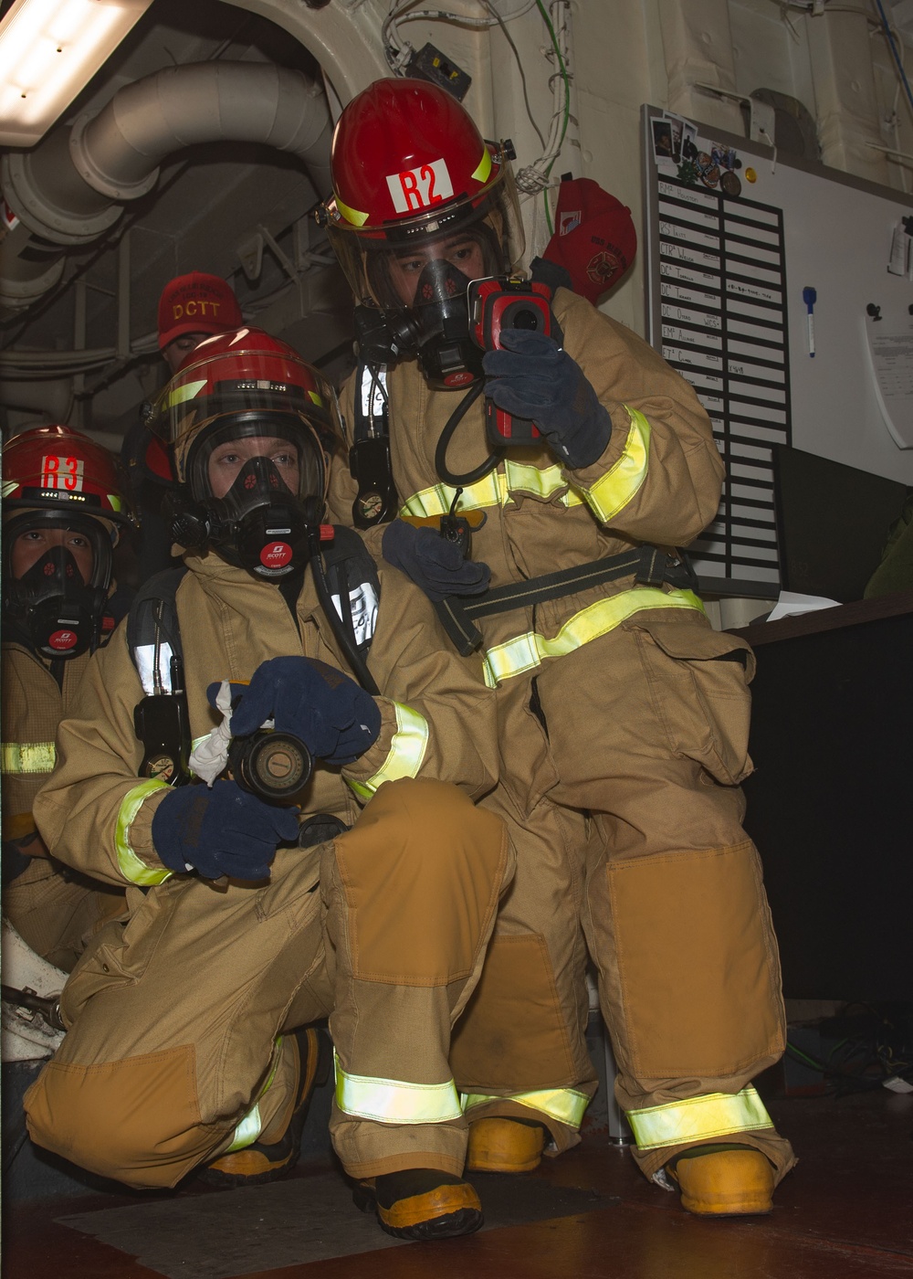 Blue Ridge Conducts a General Quarters Drill