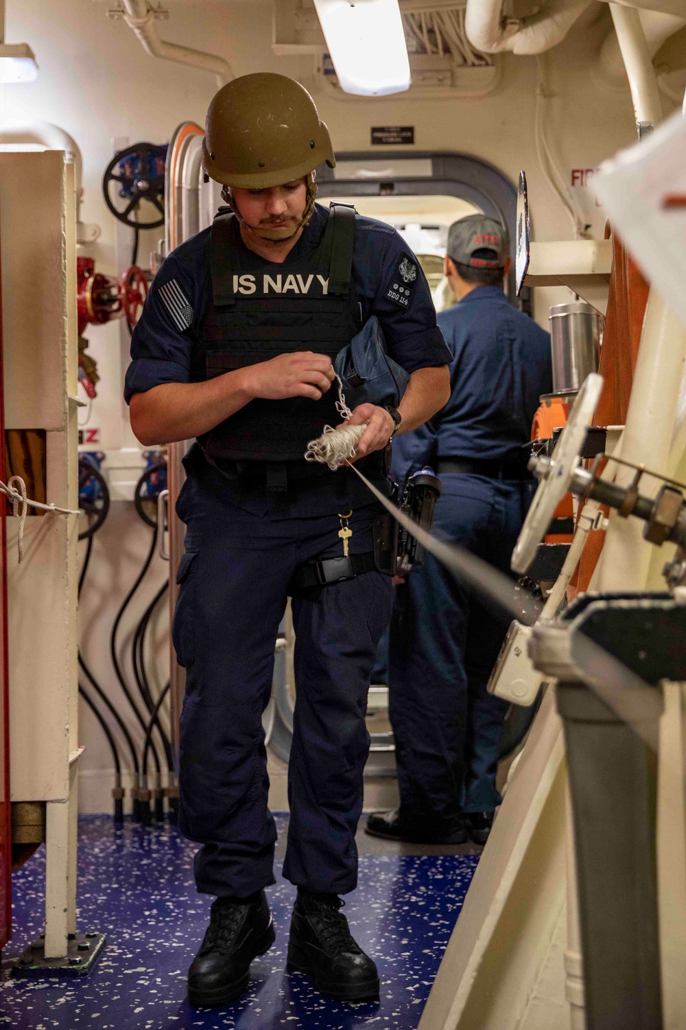USS Ralph Johnson Conducts ATTT Drill