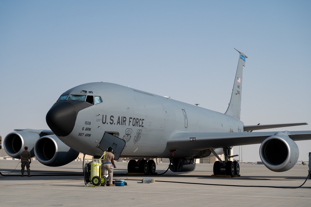 Additional KC-135 Stratotankers arrive at USCENTCOM AOR