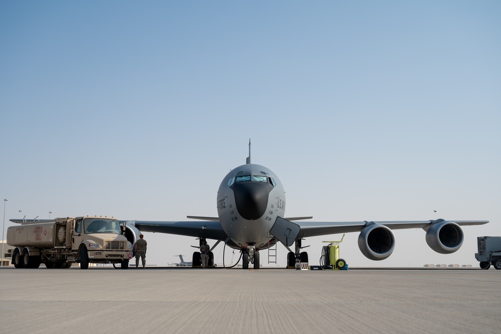 Additional KC-135 Stratotankers arrive at USCENTCOM AOR