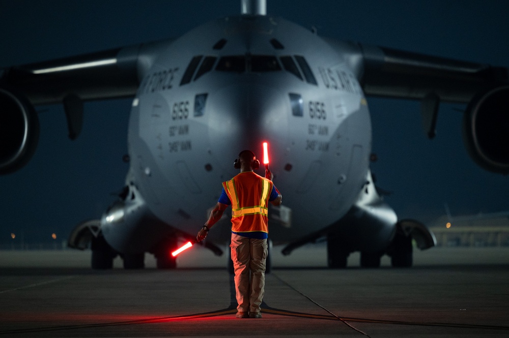 C-17 provides combat airlift support to defend allies, partners