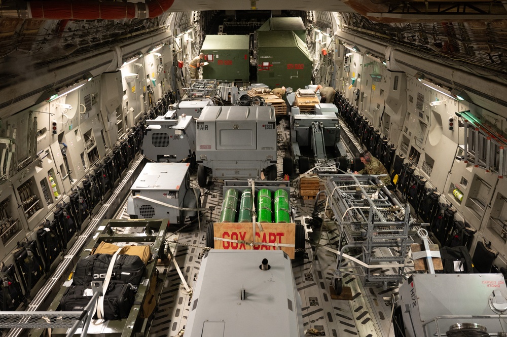 C-17 provides combat airlift support to defend allies, partners