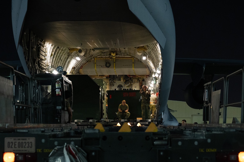 C-17 provides combat airlift support to defend allies, partners