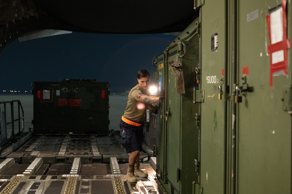 C-17 provides combat airlift support to defend allies, partners