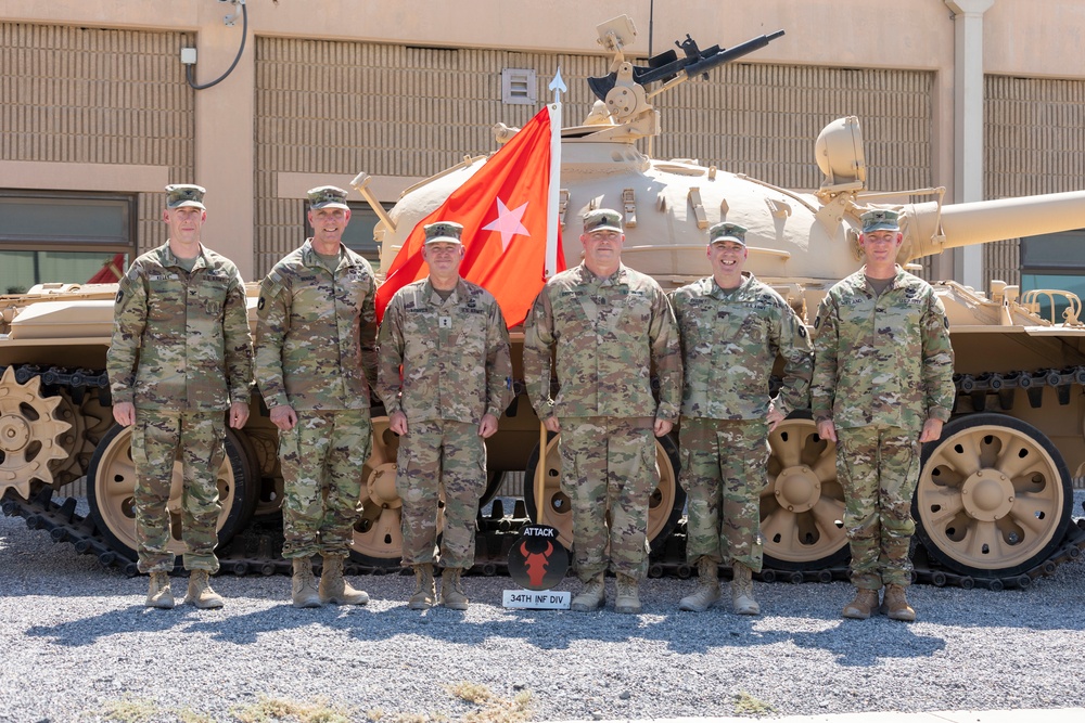 The 34th Infantry Division &quot;Red Bulls&quot; Command Team