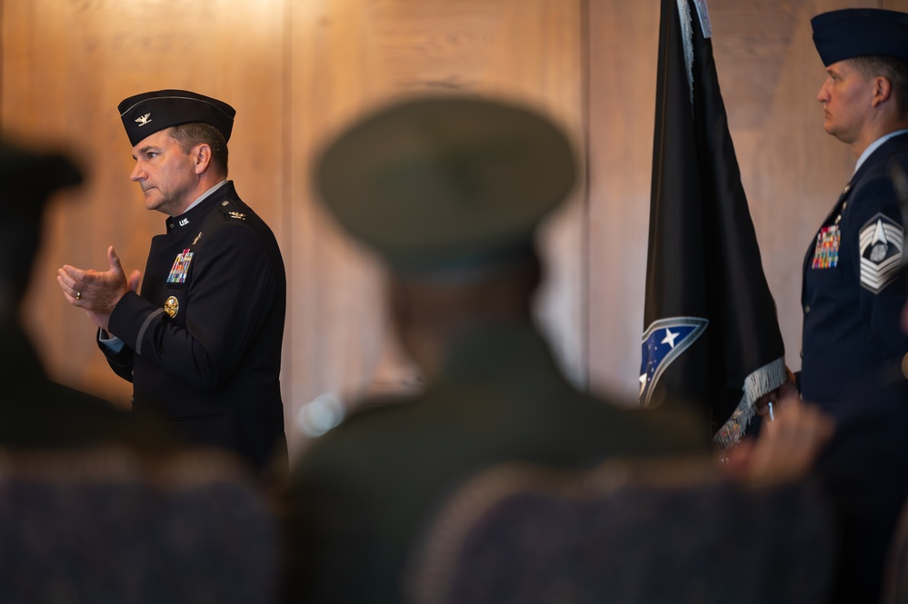 Space Forces in Europe - Space Forces Africa holds change of command ceremony