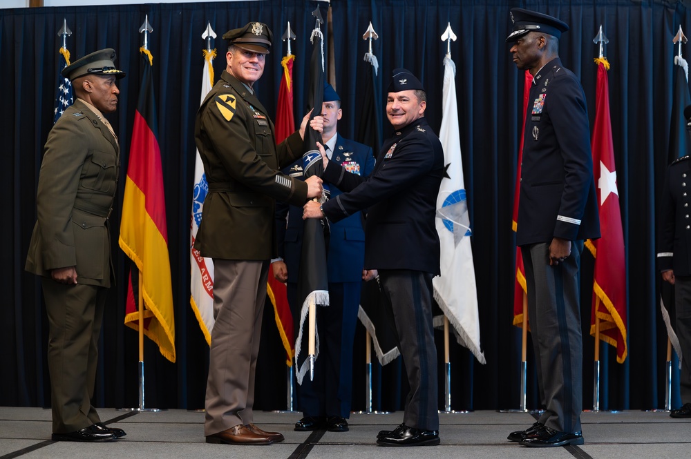 Space Forces in Europe - Space Forces Africa holds change of command ceremony