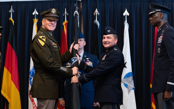 Space Forces in Europe - Space Forces Africa holds change of command ceremony