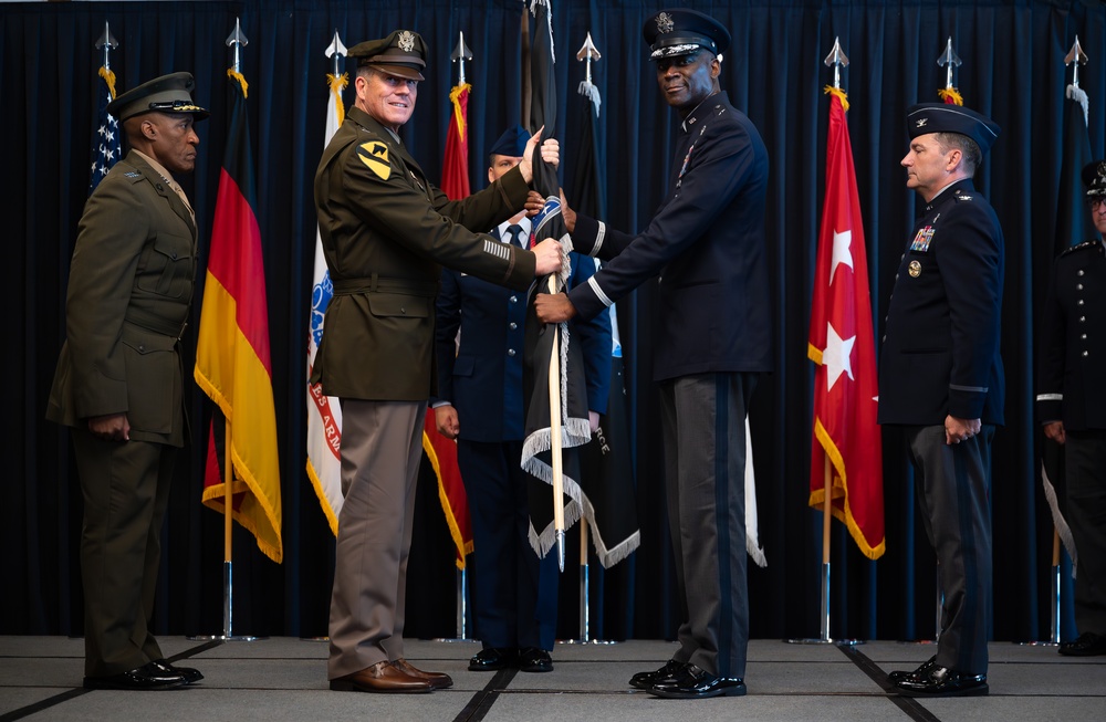 Space Forces in Europe - Space Forces Africa holds change of command ceremony