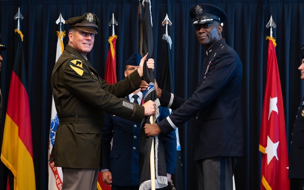 Space Forces in Europe - Space Forces Africa holds change of command ceremony