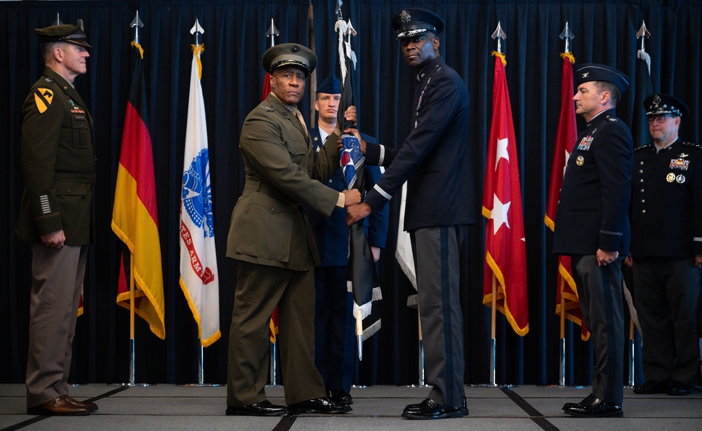 Space Forces in Europe - Space Forces Africa holds change of command ceremony