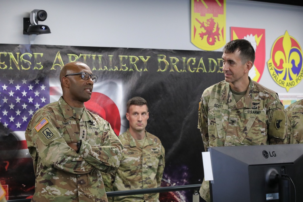 U.S. Army Space and Missile Defense Command Leadership visits 38th ADA BDE