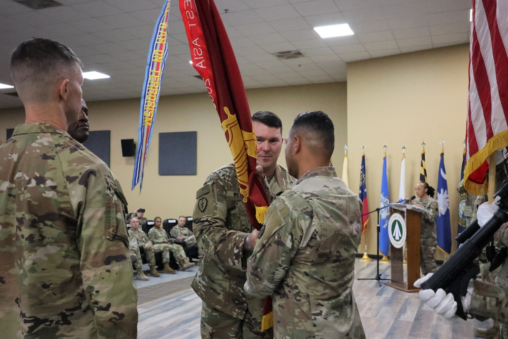 595th Transportation Brigade holds change of command, relinquishment of responsibility ceremony