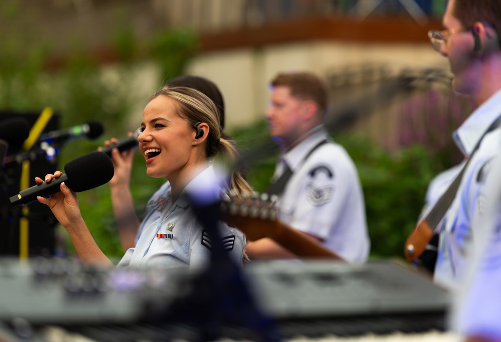 USAFE band brings classic hits to Germany