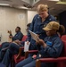 USS Blue Ridge holds helmsman knowlege competition.