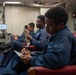 USS Blue Ridge holds helmsman knowledge competition.