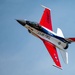 The U.S. Air Force F-16 Viper Demonstration Team performs at the Dayton International Airshow