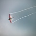 The U.S. Air Force F-16 Viper Demonstration Team performs at the Dayton International Airshow