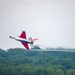 The U.S. Air Force F-16 Viper Demonstration Team performs at the Wright-Patterson Air Force Base F-16 50th anniversary event