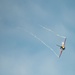 The U.S. Air Force F-16 Viper Demonstration Team performs at the Wright-Patterson Air Force Base F-16 50th anniversary event