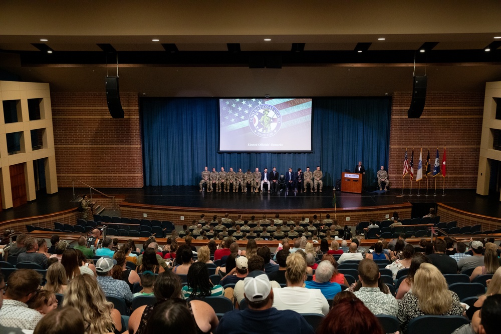 135 MP Company Call to Duty Ceremony