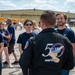 The U.S. Air Force F-16 Viper Demonstration Team interacts with the local community at the Thunder Over Michigan Air Show