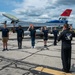 The U.S. Air Force F-16 Viper Demonstration Team interacts with the local community at the Thunder Over Michigan Air Show