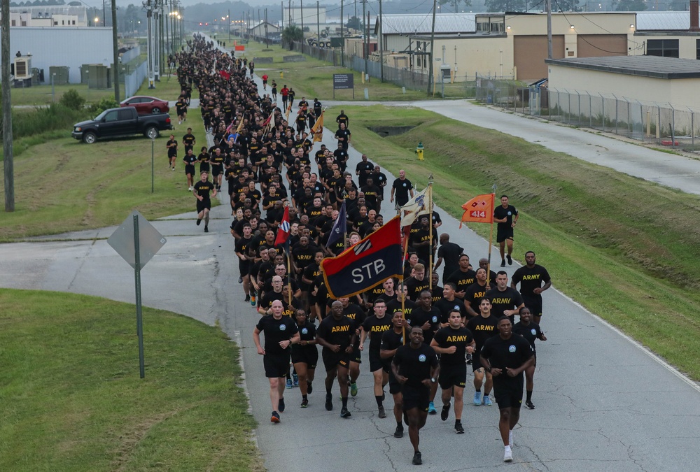 3rd Infantry Division Marne Sustainment Week Esprit de Corps Run