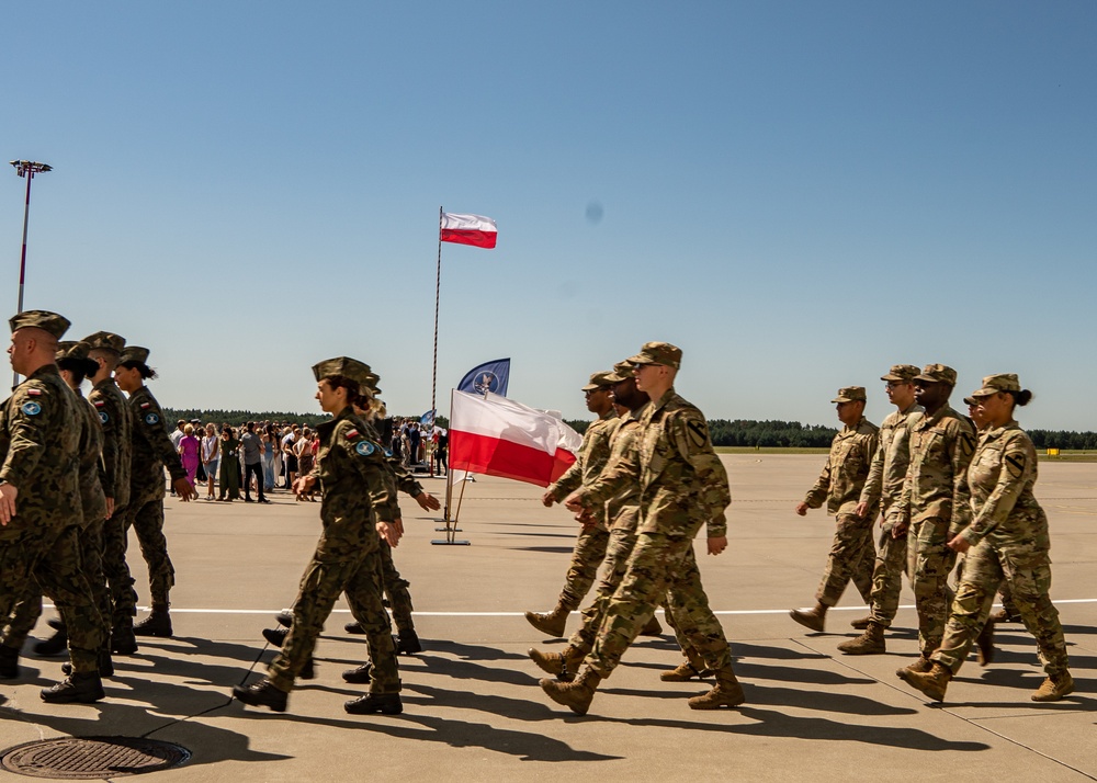 1st Cavalry Division stands alongside NATO allies during Polish Armed Forces Day