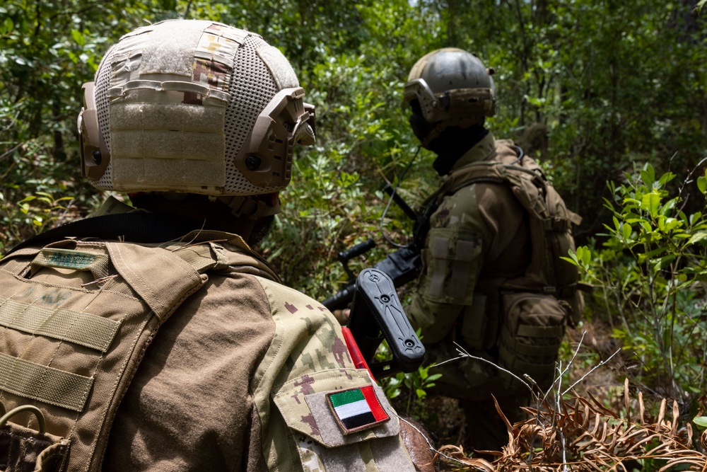 2nd Battalion, 2nd Marine Regiment conducts an assault with the United Arab Emirates