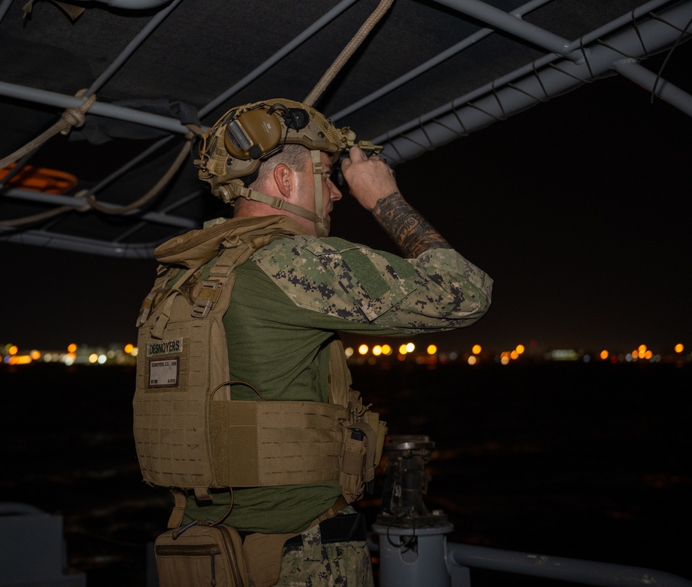 MSRON 1 Practices Night Operations
