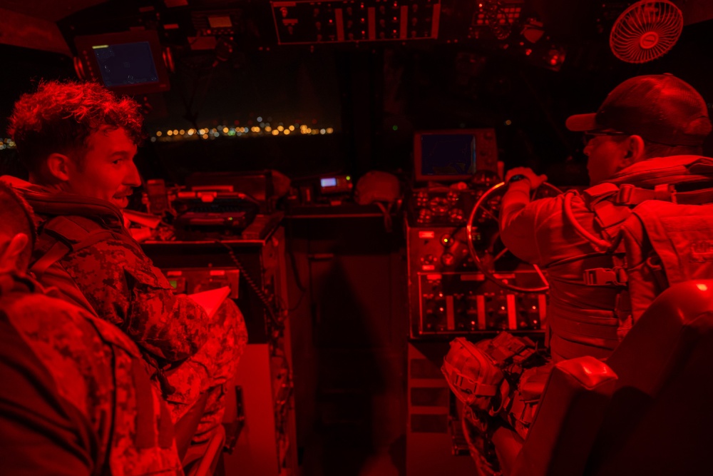 MSRON 1 Practices Night Operations